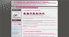 Desktop Screenshot of entrepreneure.fr